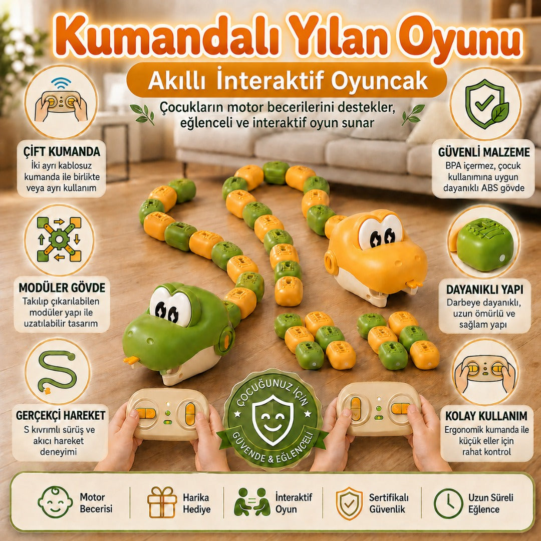 Magneto Kumandalı Yılan Oyunu